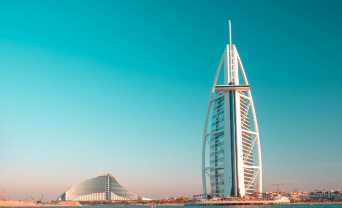 Gebouwen in Dubai